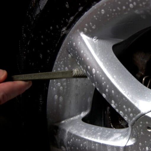 Dual-Purpose Brush On Wheel