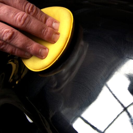 Wax Application With Foam Applicator