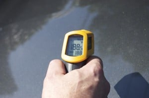 Heat Gun on Hood