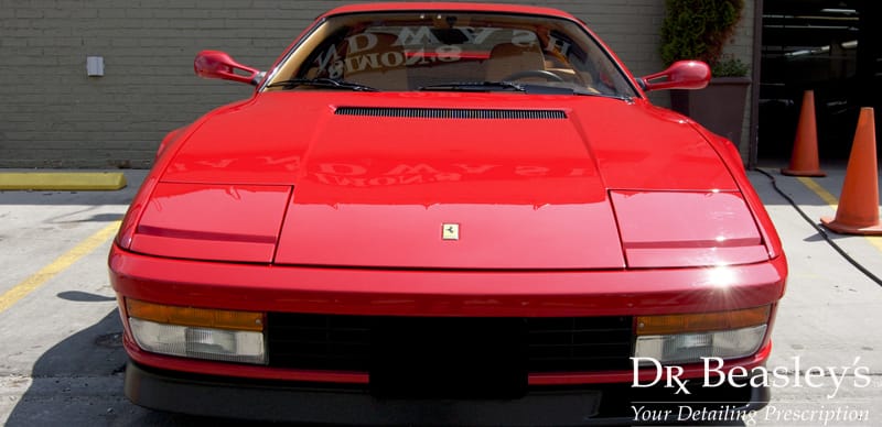 Red Ferrari Testarossa