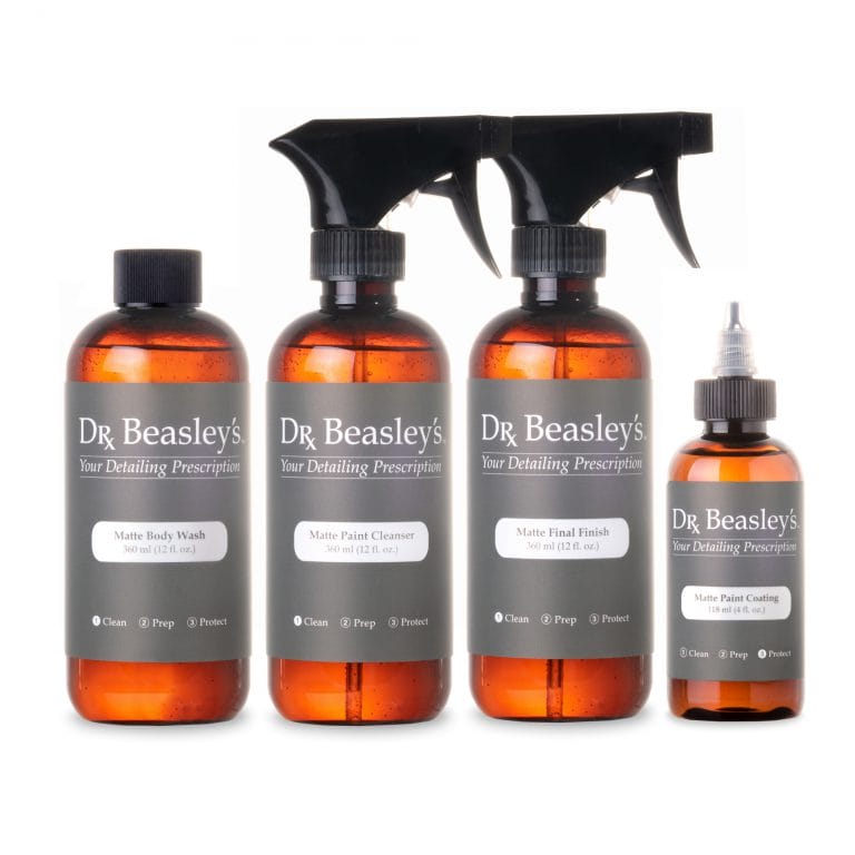 Car care products for matte paint finishes Dr. Beasley's Paint