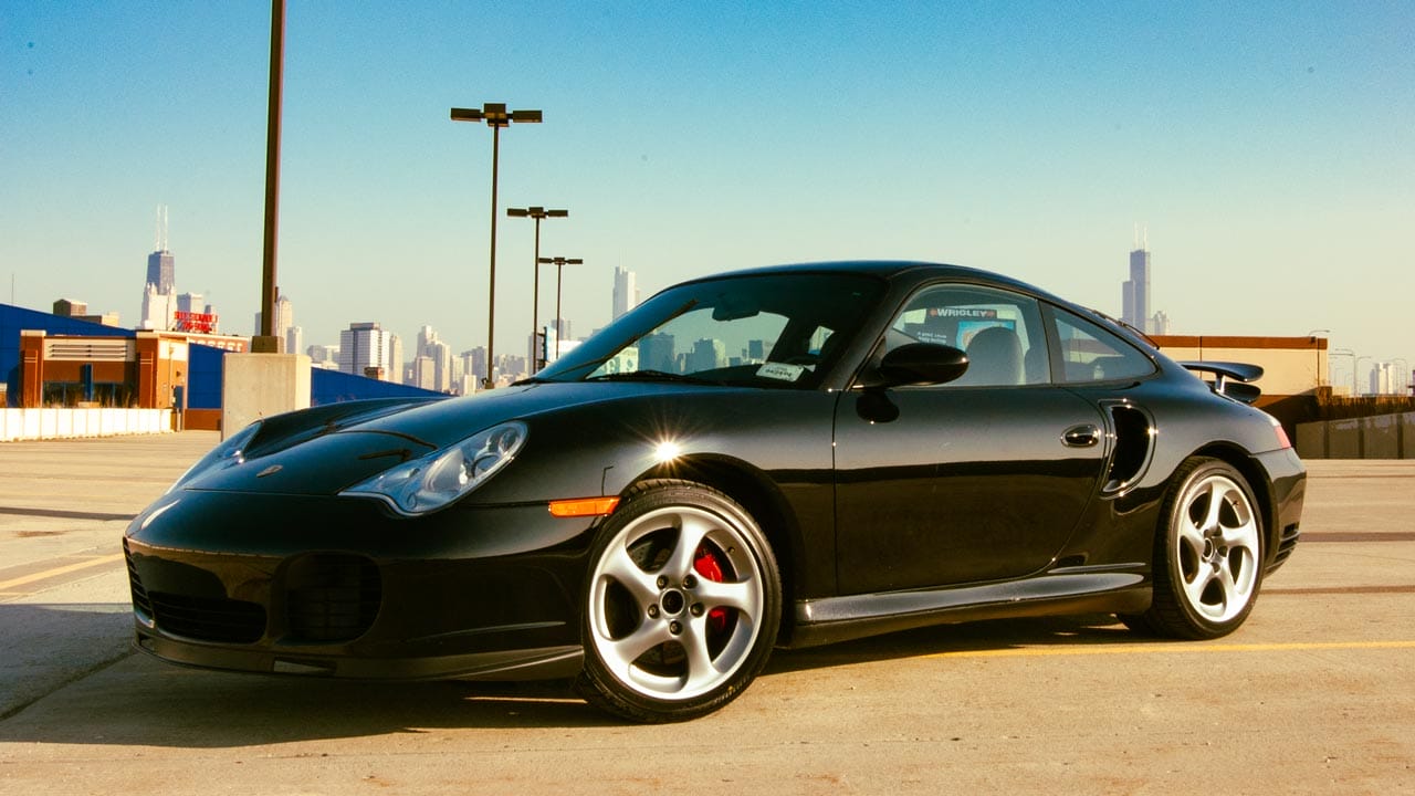Porsche after polishing with ceramic AIO