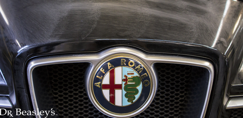 Black Alfa Romeo Emblem