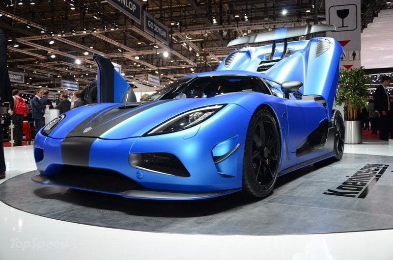 matte blue 2013 koenigsegg agera r