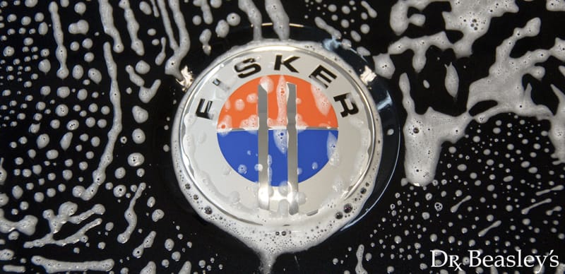 Black Fisker Karma Emblem
