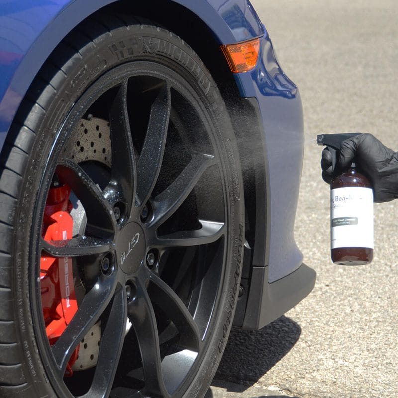 Spraying matte wheel, how to clean wheels