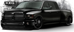 KEG Media Project Blackout Dodge Dually SEMA 2012