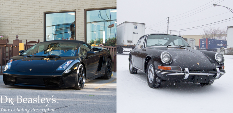 Lamborghini in Summer & Porsche in Winter