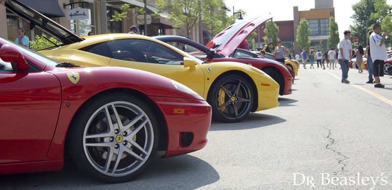 Red and Yellow Ferraris