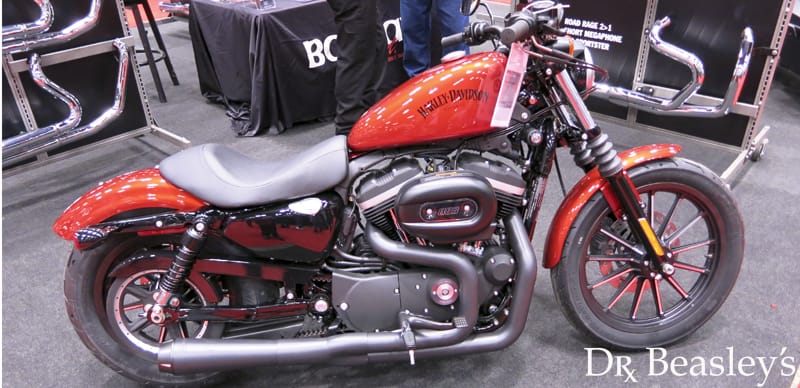 Red Harley Davidson Motorcycle