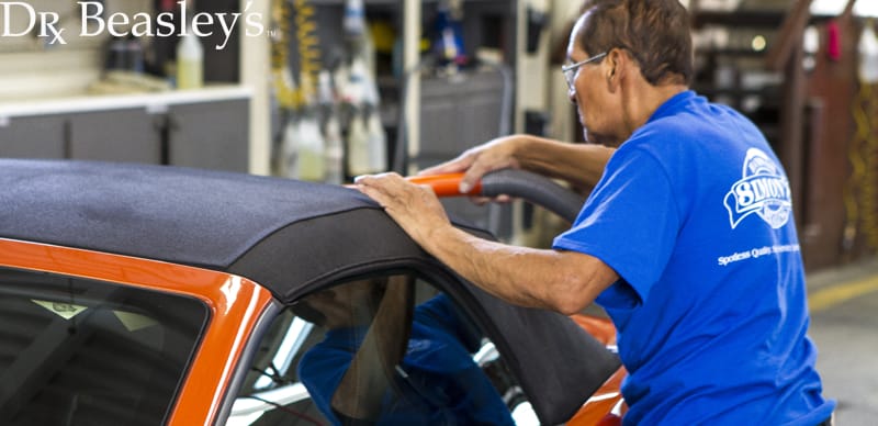 How to clean a convertible top, convertible