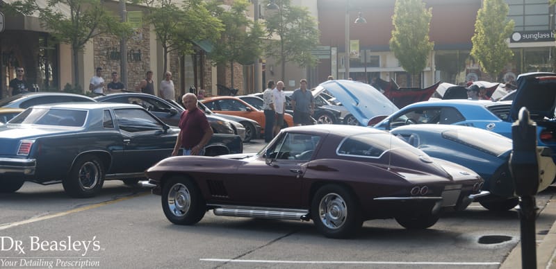 Cars at an Auto Show