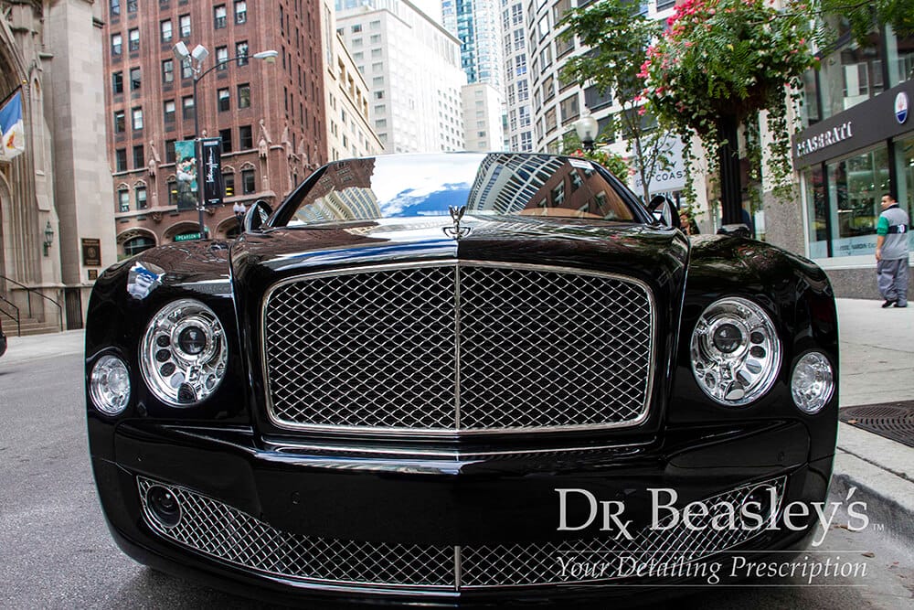 Black Bentley Head On