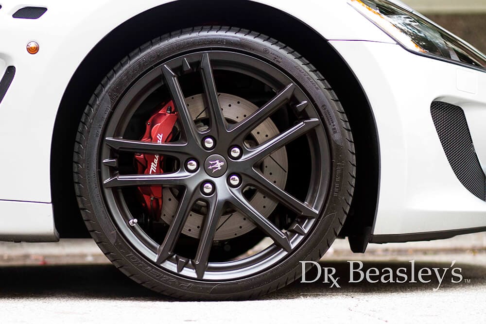 Silver Maserati Wheel