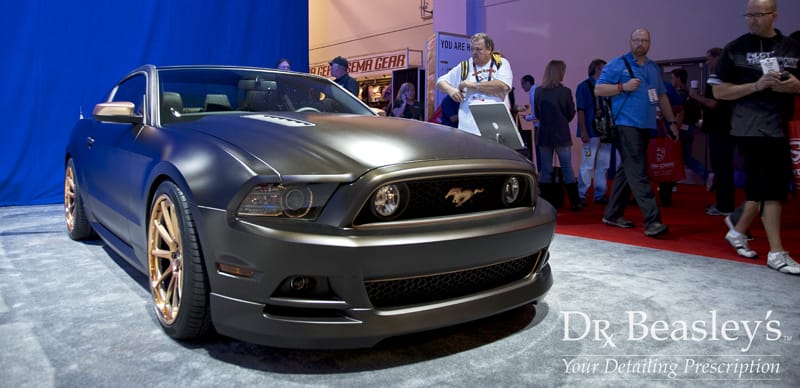 Matte Black Mustang