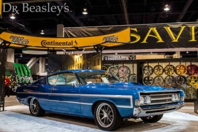 Blue Ford GT American Muscle