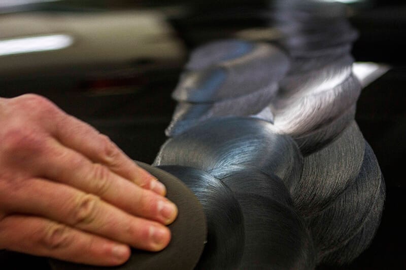 Nano Coating Instant Bonding Being Applied on Audi