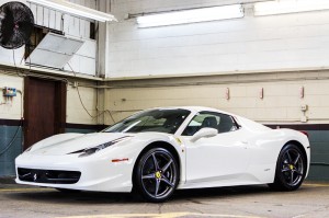 Ferrari, 358 Spider, White, Supercar