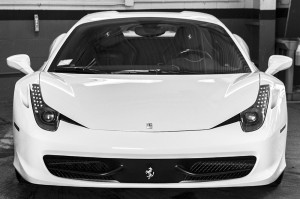 Ferrari, 358 Spider, White, Supercar