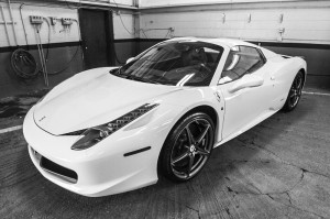 Ferrari, 358 Spider, White, Supercar