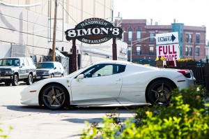 Ferrari, 358 Spider, White, Supercar