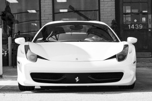 Ferrari, 358 Spider, White, Supercar