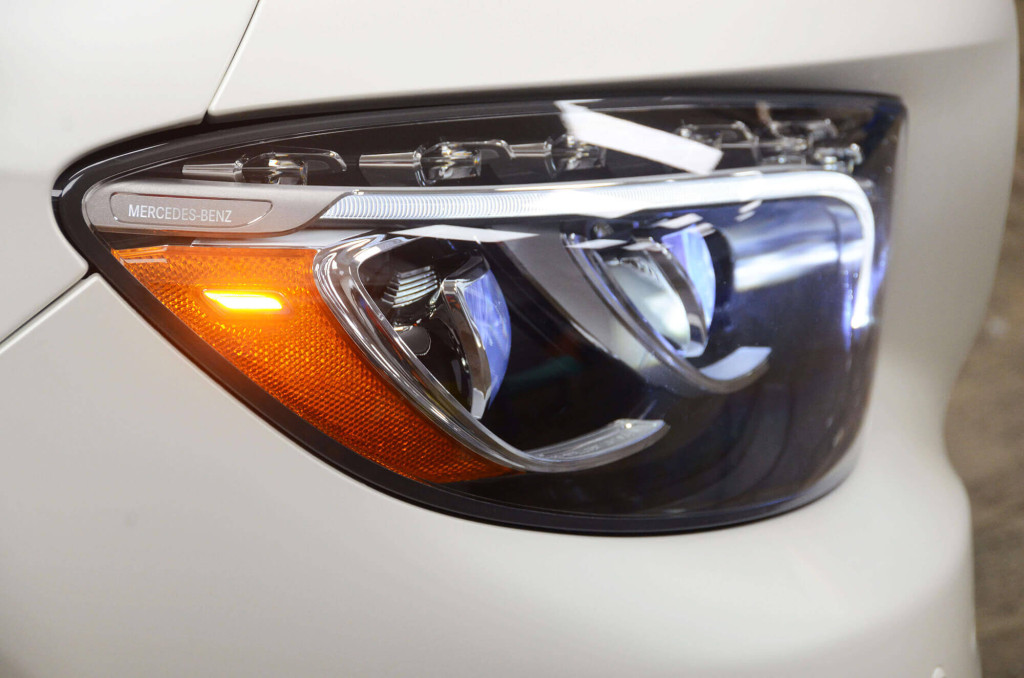 2016 AMG S63 Coupe Magno Cashmere White Headlight on