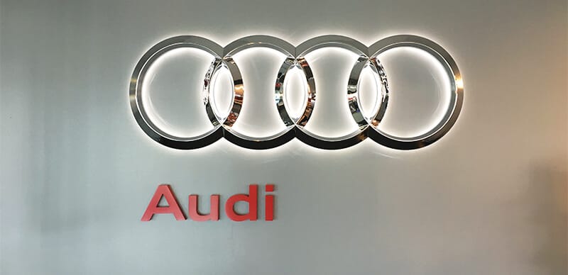 Audi Headquarters Logo