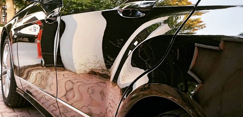 Mercedes Benz E220 after application of Nano Coating