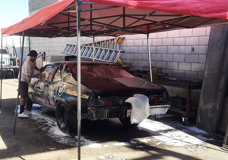 1970 Chevy Nova hand washed