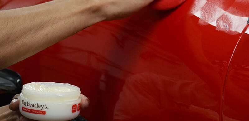 instant bonding paint sealant on quarter panel