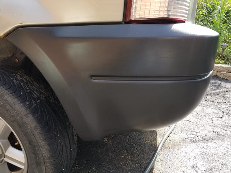 Plastic trim after conditioning