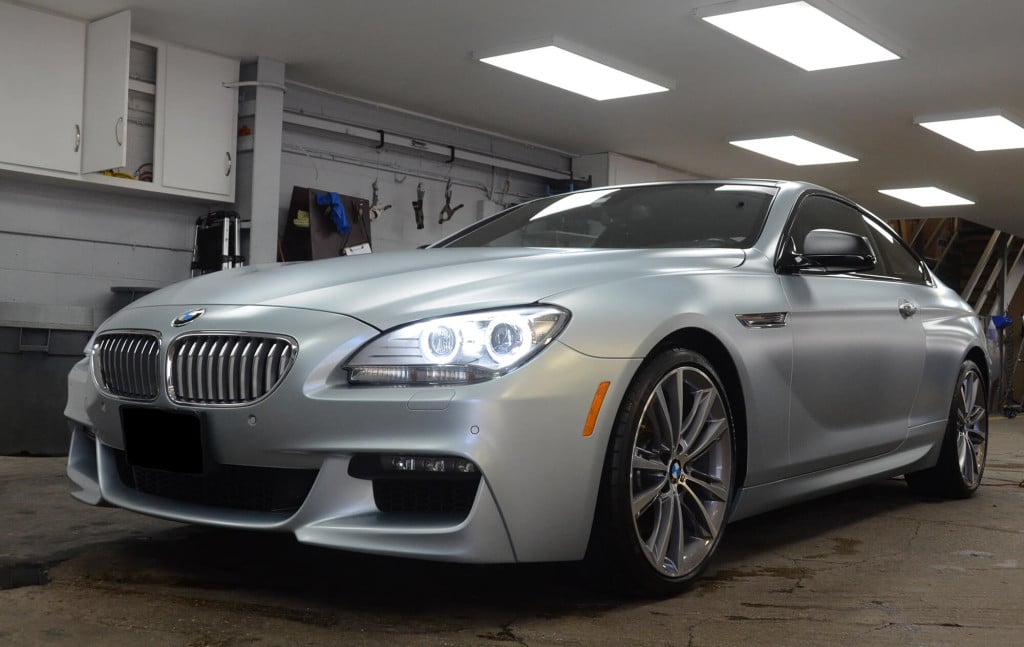 Frozen Silver BMW 650i