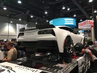Sema 2016 Matte White car
