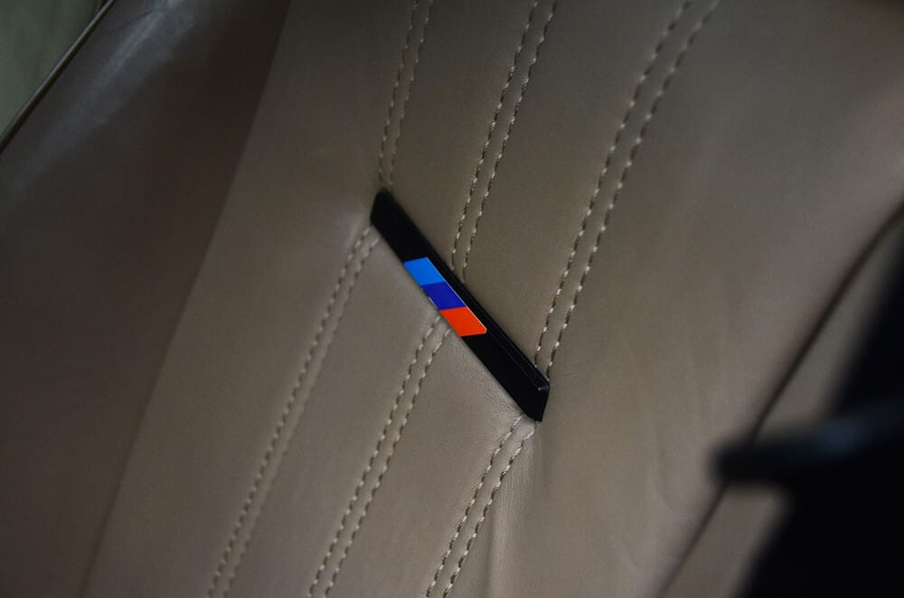 bmw m5 passenger seat