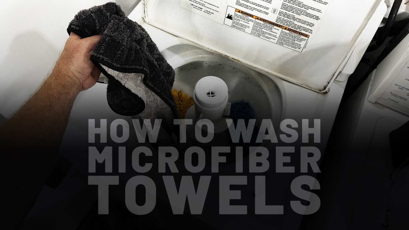 How to wash microfiber towels