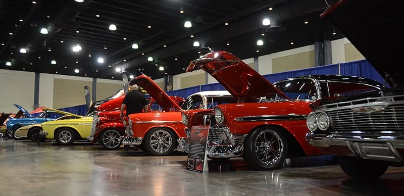 Check out rare cars at the car show!