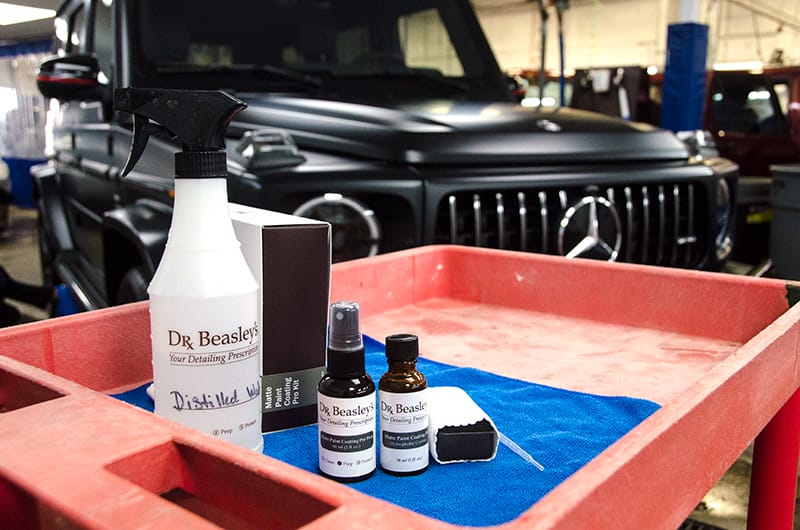 Mercedes-Benz G63 AMG designo Night Black Magno Matte Paint Coating Pro
