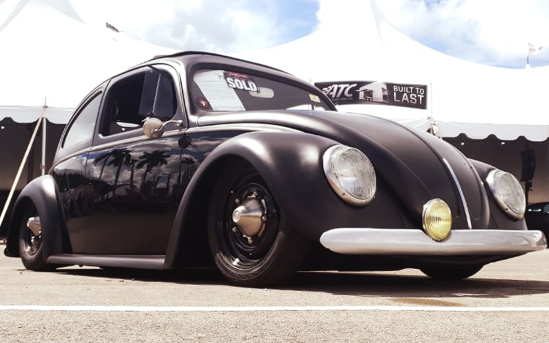 matte black beetle