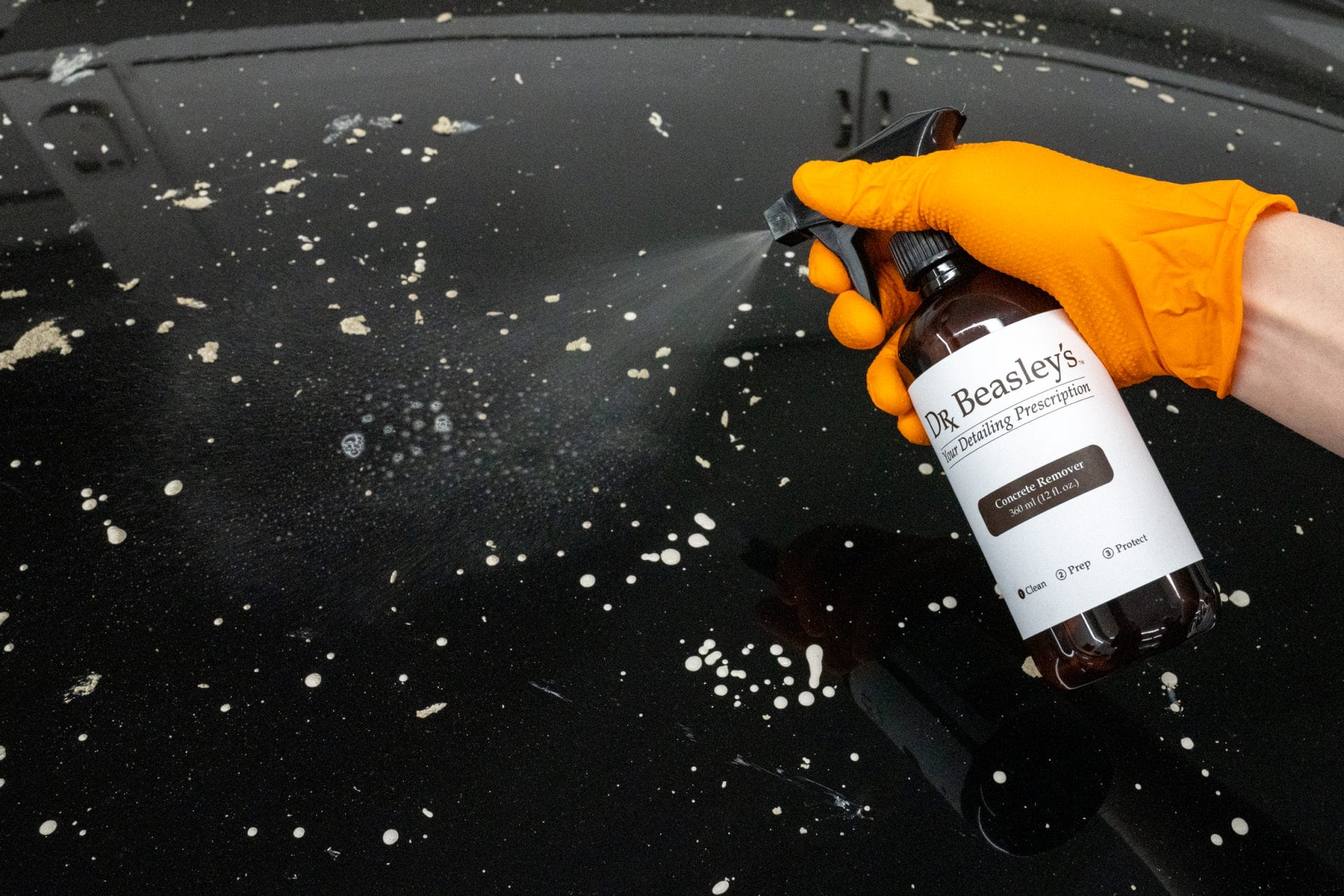 Remove Concrete Dust, Overspray and BuildUp on Cars Remove Concrete Dust, Overspray and BuildUp on Cars