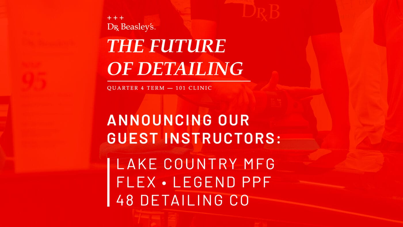 Detailing class for paintwork correction and ceramic coating training