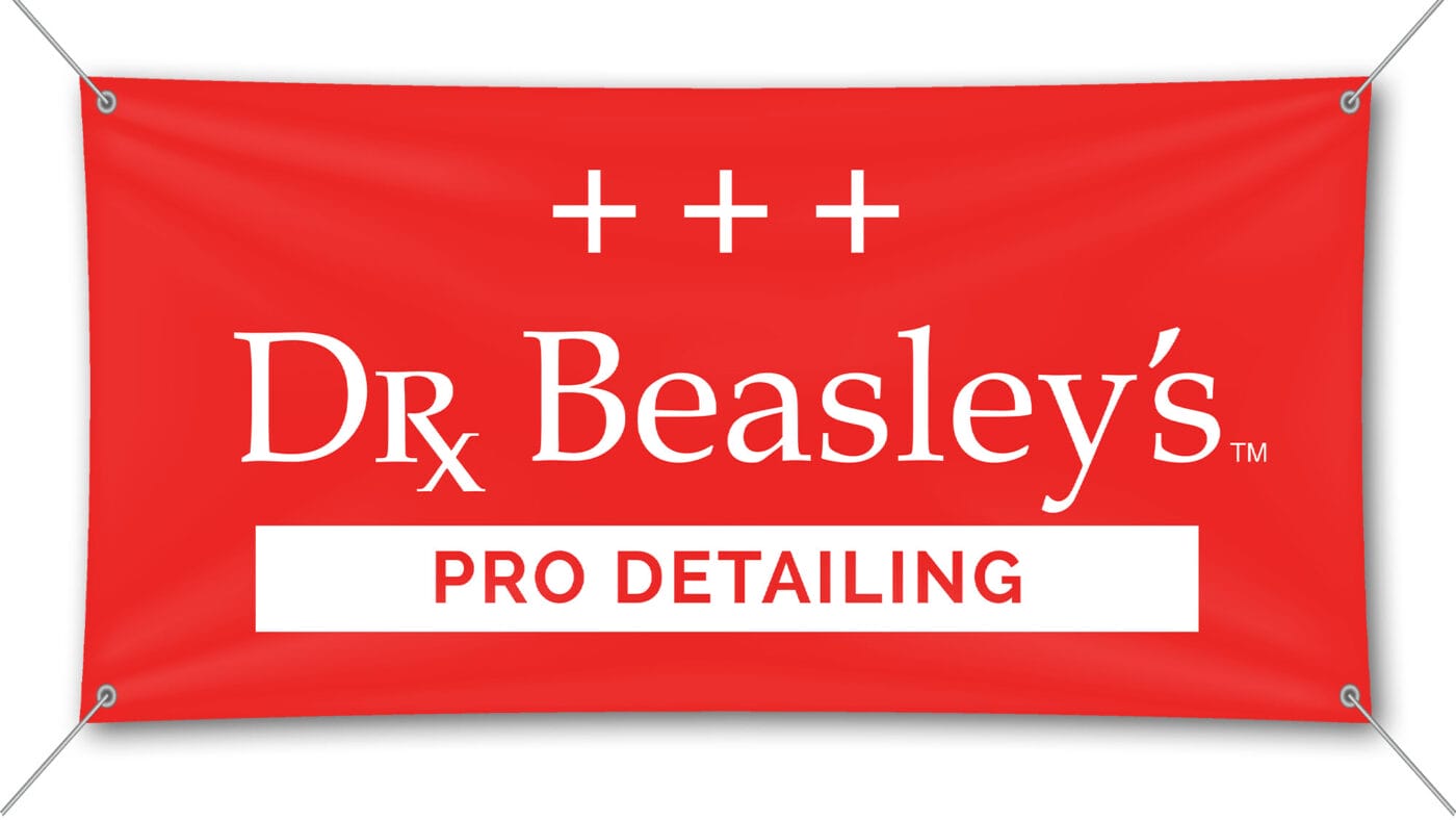 Banner reading "Dr. Beasley's Pro Detailing"
