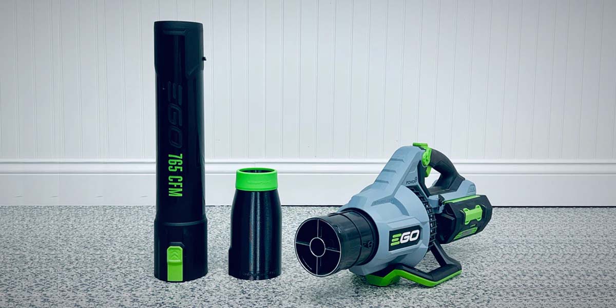 Stubby Nozzle Co. drying nozzle with stock EGO nozzle. 