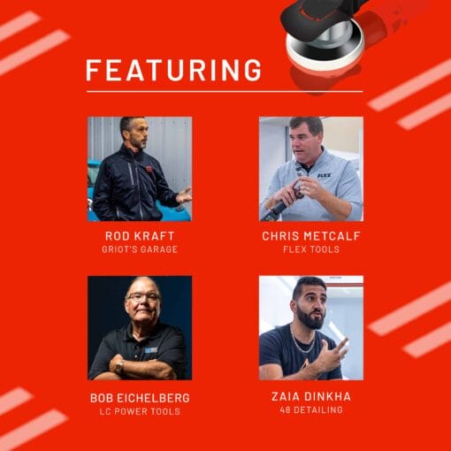Instructors featured at the Future of Detailing Advanced Paint Correction Clinic