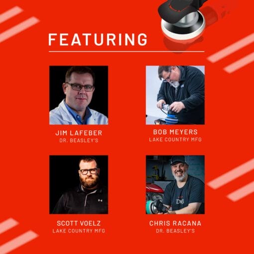 Instructors featured at the Future of Detailing Advanced Paint Correction Clinic