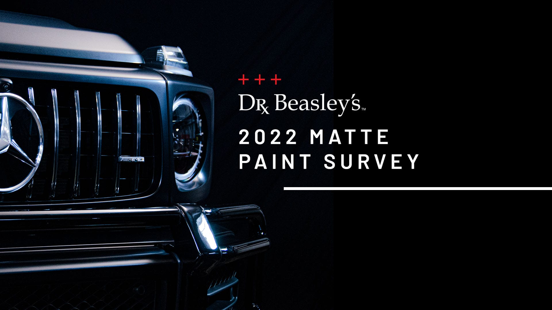 Take our 2022 Matte Paint Finish Survey Dr. Beasley's