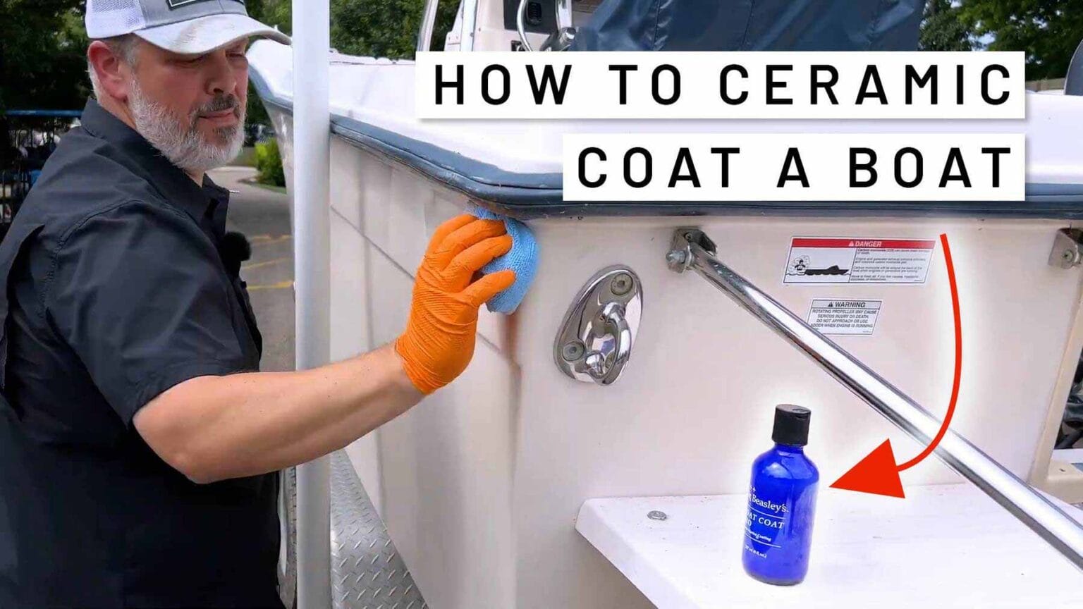 Protecting Double Coat From Sun Damage Reference: How To Ceramic Coat Your Boat Protecting Gel Coat