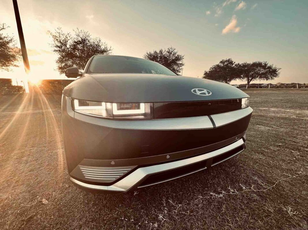 Hyundai Ioniq5 detailed with Dr. Beasley's matte finish care products.