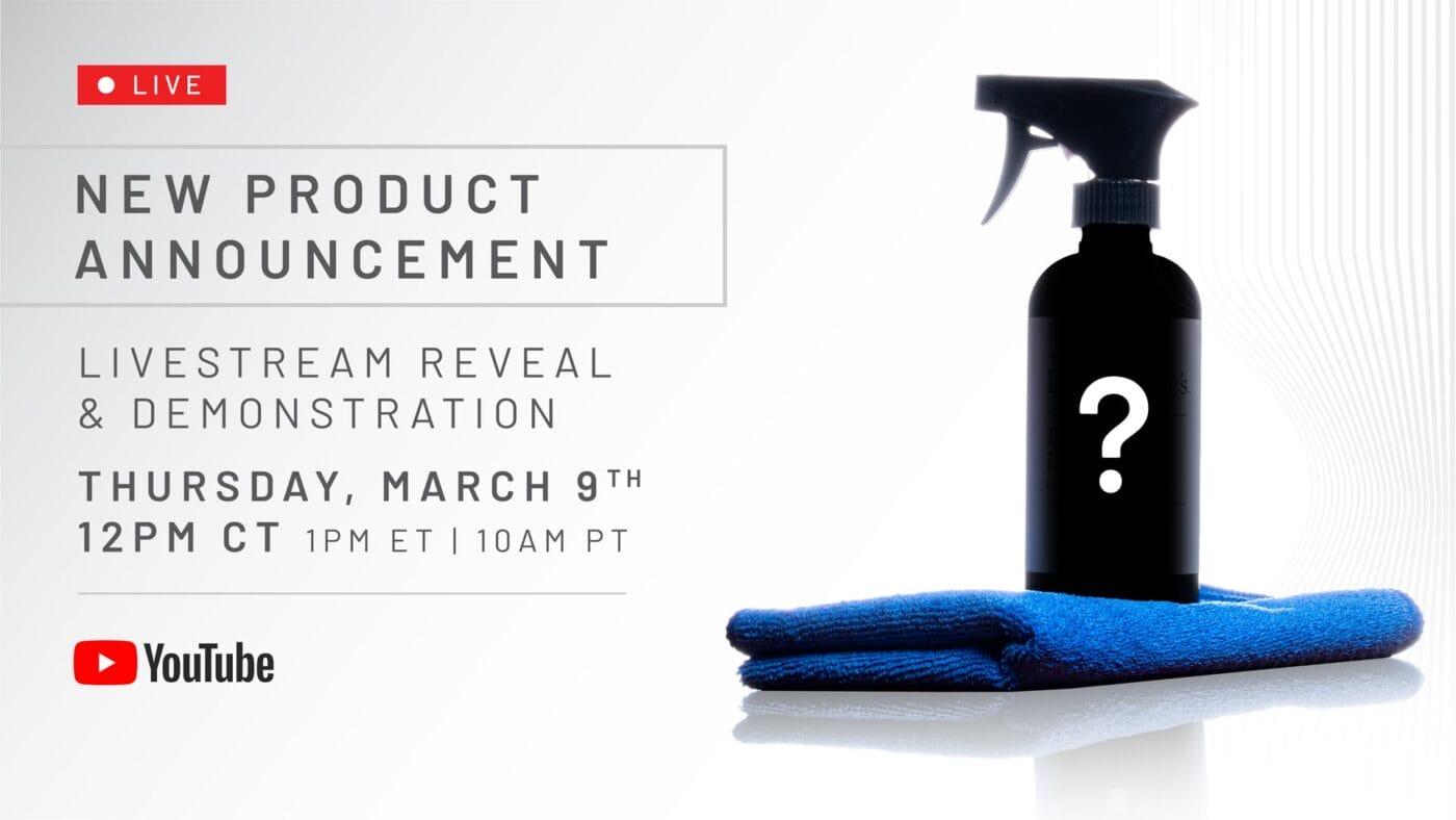 Flyer for Dr. Beasley's new product announcement livestream