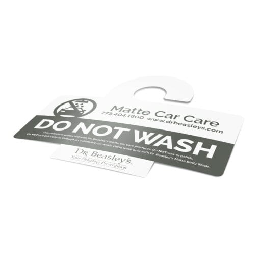 Dr. Beasley's Matte Do Not Wash Hanger
